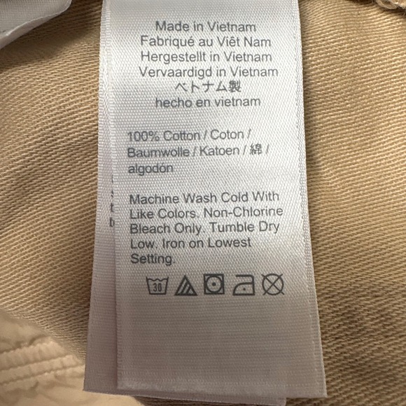 J Crew Women Drawstring Waist Straight Leg Casual Pants Sz S Tan Preppy Coastal - Picture 3 of 7